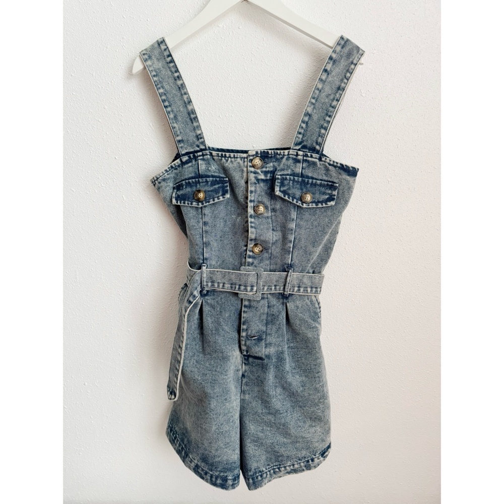 Women’s denim romper